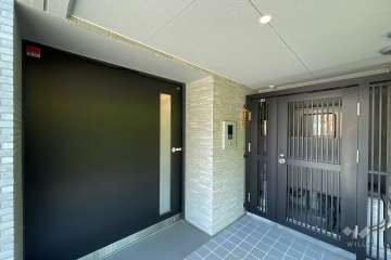 駐輪場の出入り口