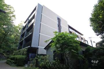 ユニーブル下目黒の外観（南東側から）