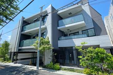 ピアース目黒青葉台の外観（北東側から）