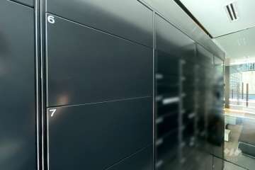 共用ポストと宅配ボックス