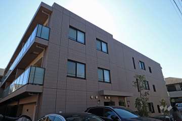 ガーデンパレス自由が丘の外観（北東側から）