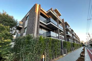 シティハウス下目黒の外観(北西側から)