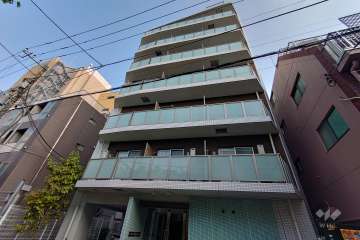 ヴォルト渋谷松濤レジデンスの外観（北西側から）