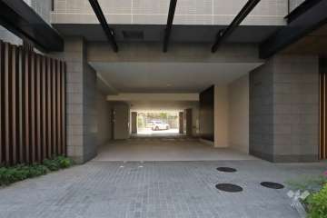 駐車場の出入り口