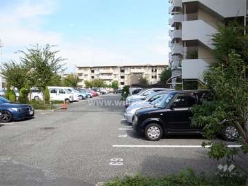 平面の敷地内駐車場