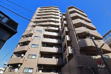 マイキャッスル池尻大橋の外観(南西側から)