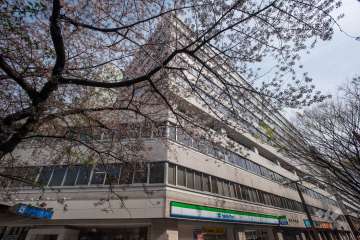 花車ビル北館の外観（北西側から）