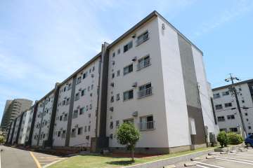 天白第一住宅8号棟の外観(北西側から)