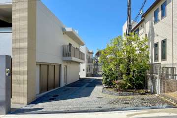 駐車場の出入口