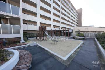 3階に公園があります。