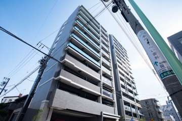 プレサンスロジェ金山ミッドゲートの外観（北西側から）