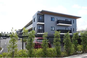 プレディア瑞穂岳見町の外観（北側から）