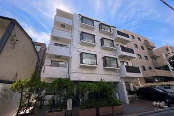 マートルコート奥沢の外観（北東側から）