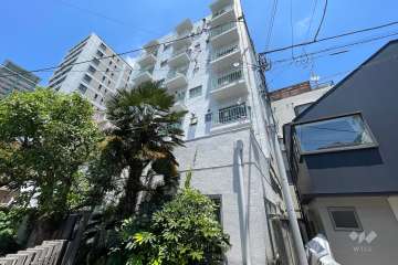 三田野沢コーポの外観（南西側から）