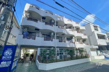 ハイタウン駒沢公園第2の外観（南側から）