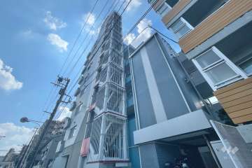 マートルコート駒沢大学の外観（北東側から）