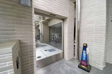 駐輪場の出入り口　