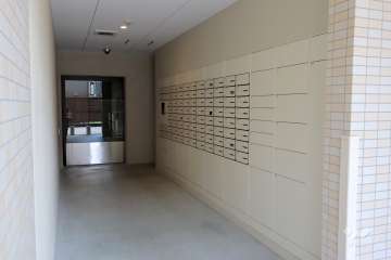 共用ポストと宅配ボックス