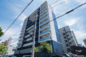 プレサンスNAGOYAシティオの外観（北西側から）