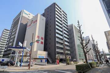 オープンレジデンシア名駅南-THE-COURTの外観（南西側から）　