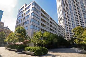 高輪ザレジデンスの外観(北東側から)