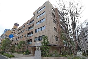 ザ・パークハウス三田ガーデンの外観（タワー棟/北西側から）