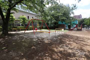 敷地に隣接する『白高児童遊園』