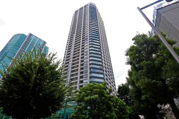 白金タワーの外観(北西側から)