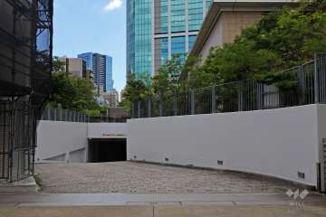 駐車場の出入り口