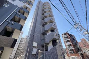 スカイコート高田馬場第6の外観（北東側から）