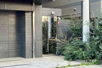 駐輪場の出入り口