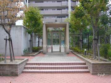 敷地北側の出入り口