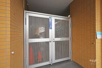 駐輪場の出入り口