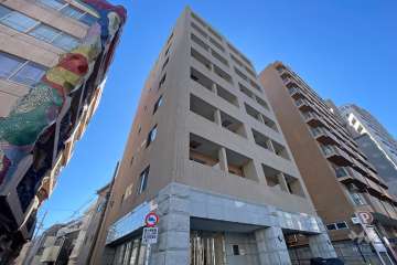 パレステュディオ四谷三丁目の外観（北西側から）