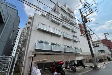 早稲田永谷マンションの外観（北西側から）