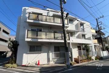 ハウス高田馬場の外観（西側から）