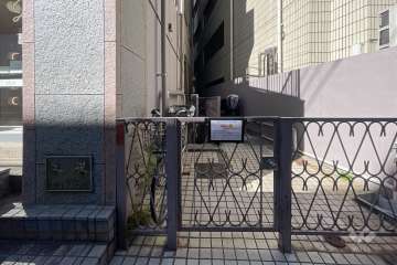 駐輪場の出入り口