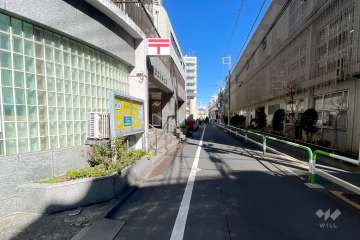 敷地南東側の前面道路
