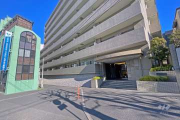 敷地の南側前面道路（東側から）