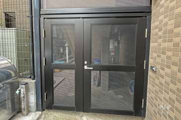 駐輪場の出入り口