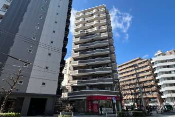 藤和シティホームズ神楽坂の外観（南東側から）