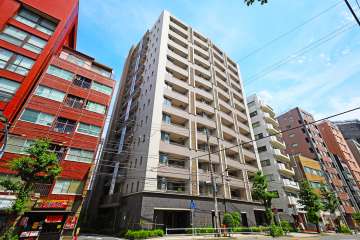 ザ・パークハウス山吹神楽坂の外観（北西側から）