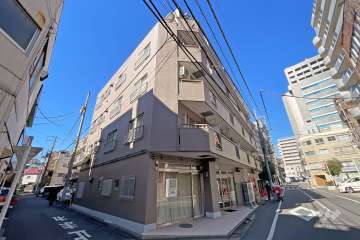 江戸川橋ダイヤハイツの外観（南東側から）