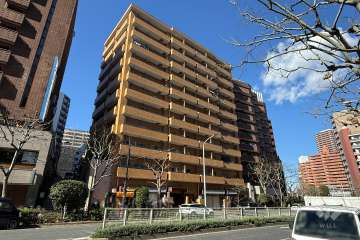 ダイアパレス御苑前の外観（南東側から）