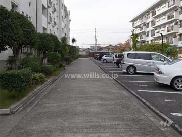 平面の敷地内駐車場