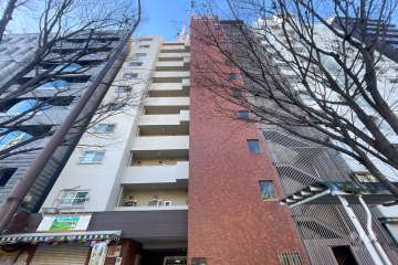 四谷坂町永谷マンションの外観（北東側から）　