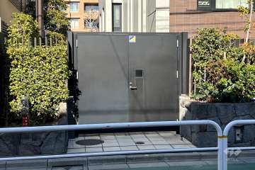 駐輪場の出入り口