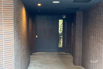 駐輪場の出入り口