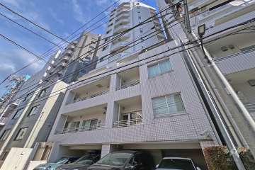 ブランズ市谷田町の外観（西側から）