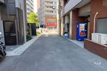 敷地南西側の前面道路　